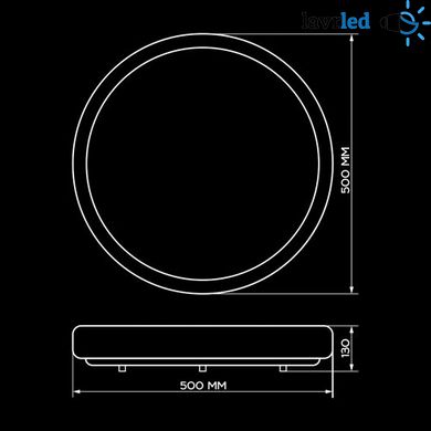Светильник светодиодный Biom SMART SML-R14-70-M 3000-6000K+ RGB 70Вт с д/у музыкальный BT APP