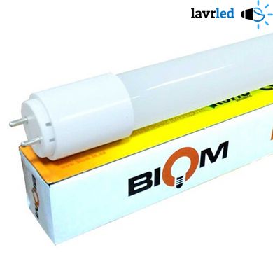 Світлодіодна лампа Biom T8-GL-1200-18W NW 4200К G13 скло матове