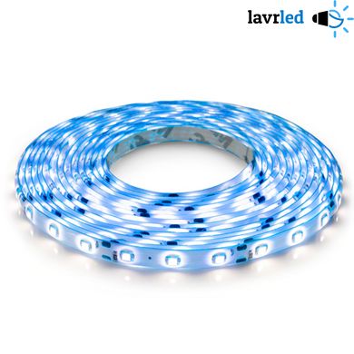 Світлодіодна стрічка герметична-12V-2835/3528smd-60 led/м-бабіна/5 метрів-синій колір, Синій, 12V