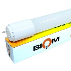 Світлодіодна лампа Biom T8-GL-1200-18W CW 6200К G13 скло матове