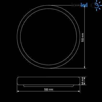 Світильник світлодіодний Biom SMART SML-R08-80/2 3000-6000K 80Вт д/в New